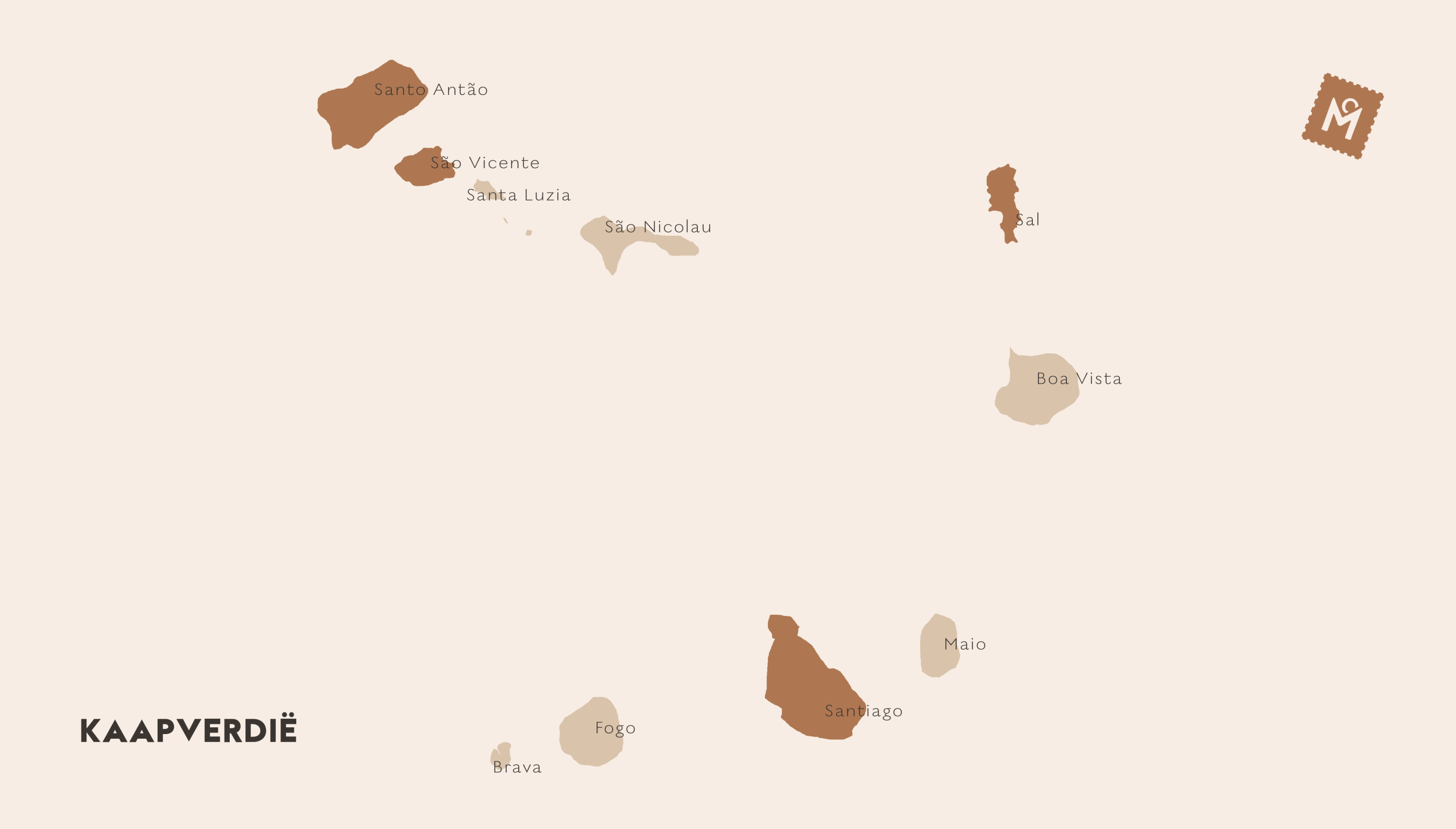 Plattegrond Kaapverdië (1) Kaapverdie